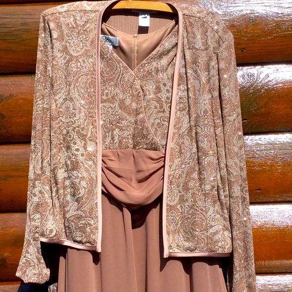 🪺  SPECIAL OCCASION CHIFFON & LACE DRESS ROBINS EGG BLUE Fits 12-16 IMO NWOT - Picture 12 of 16